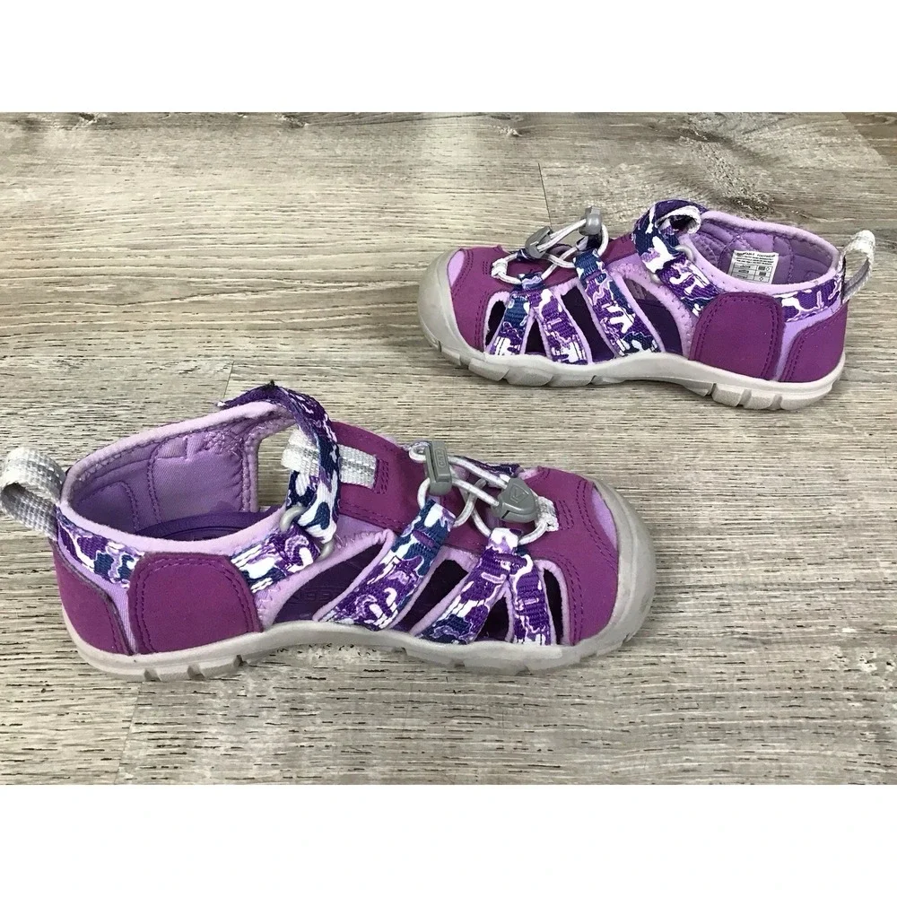 KEEN SEACAMP II CNX Girls Sandals Size 12 Youth Kids Water Shoes #1026317